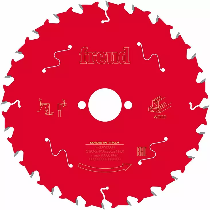 SIRKKELINTERÄ 190X2,4X30MM Z24 - Työkalujen Terät - CFT30015 - 1