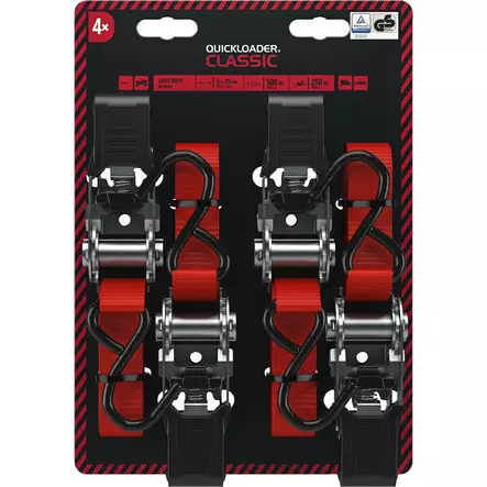 KUORMALIINA QL 500KG 4M 25MM 4-PACK - Sidontaliinat - QL83306 - 1