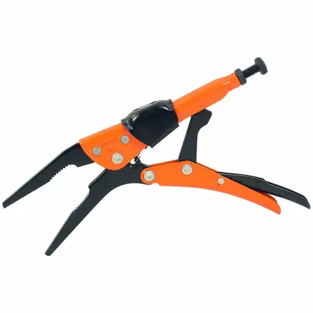 LUKKOPIHTI 165MM PITKÄ KÄRKI - Lukkopihdit ja hitsauspuristimet - GR12706 - 1