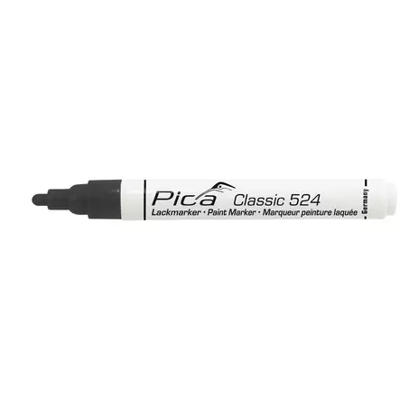 PICA 524 Classic 2-4mm musta maalikynä - Piirtopuikot, kynät ja merkintätyökalut - P52446 - 1