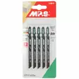 PISTOSAHANTERÄ 75MM CV 8TPI 3106 PUU 5KPL - Työkalujen Terät - MPS3106 - 3