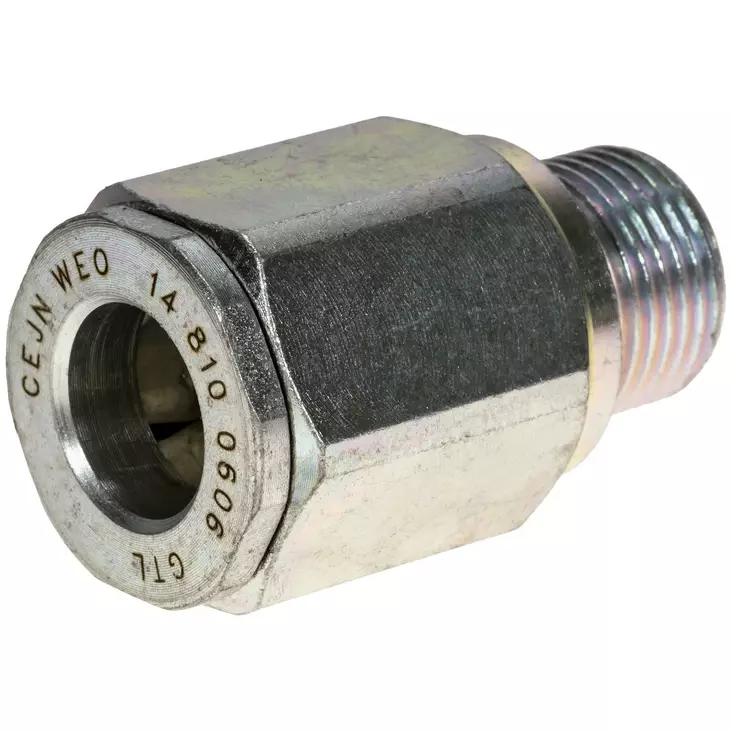 WEO PLUG-IN RUNKOLIITIN 13MM-3/8 BSP - Hydrauliikkaliittimet - H148100606 - 1