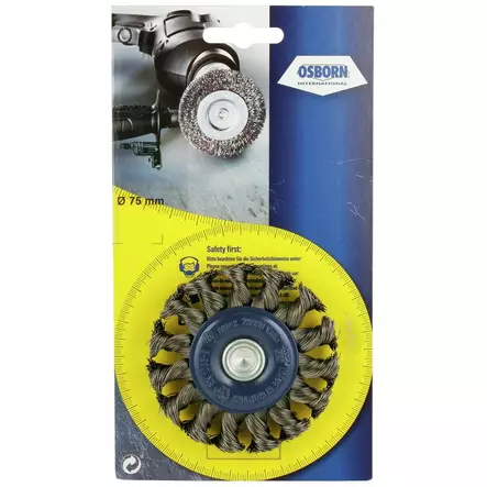 LAUTASHARJA 6MM KARA 75X12MM TERÄSLANKA 0,35MM - Hiontatarvikkeet - OB007 - 2