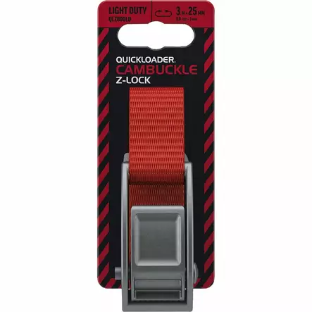 PIKALUKKOVYÖ QL 800KG 3M X 25MM Z-LOCK - Pikalukkovyöt - QL82767 - 2