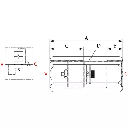 LETKURIKKOVENTTIILI 1/2"RUNKO - Hydrauliikkaventtiilit - FM277198 - 2