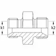 KAKSOISNIPPA BSP 1/4-M18X1.5 ULKOKIERRE - Hydrauliikkaliittimet - BSP2080418 - 3