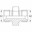 KAKSOISNIPPA BSP 5/8-1/2 ULKOKIERRE - Hydrauliikkaliittimet - BSP2021008 - 3