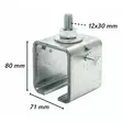 KISKON KIINNITIN KANNATTIMEEN (60X68MM) - Kiskot - KH0718 - 2