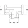 T-NIPPA BSP 1/2 KIINTEÄ SISÄKIERRE - Hydrauliikkaliittimet - BSP70008 - 2