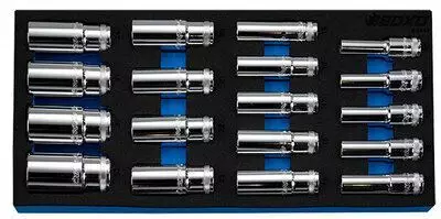 HYLSYSARJA PITKÄT 12-KULMAISET 1/2" - Työkaluvaunut - 284-BX648 - 1