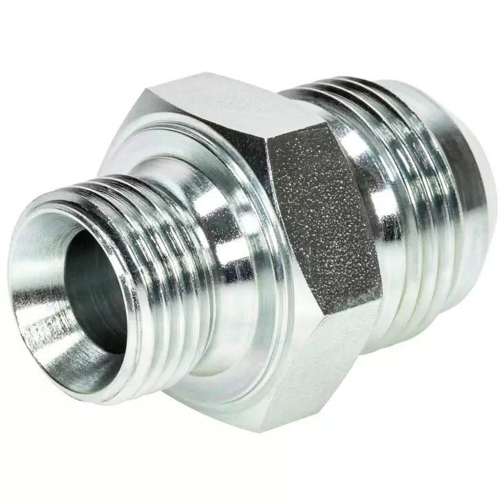KAKSOISNIPPA BSP-JIC 3/8-3/4 ULKOKIERRE - Hydrauliikkaliittimet - BSP2060608 - 1