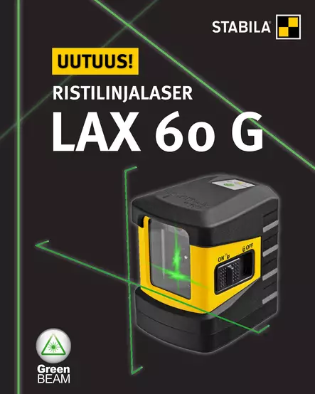 STABILA Ristilaser LAX 60 G - Lasermittauslaitteet - SB20229 - 2