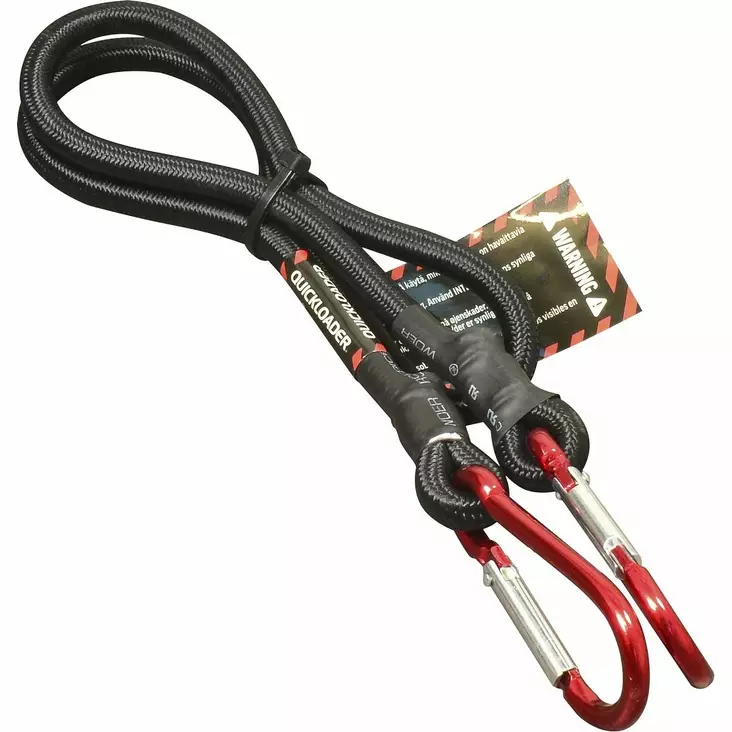 MUSTEKALA CARABINER QL 40KG 80CM X 8MM - Kumiköydet ja koukut - QL83139 - 1