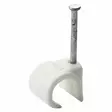 NAULAKIINNIKE 8-12MM VALKOINEN 100KPL - Suojaputket ja kiinnikkeet - AM0016A - 1
