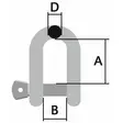 SAKKELI RUUVILLA M16 KG - Nostoketjujen varaosat - V1616A - 2