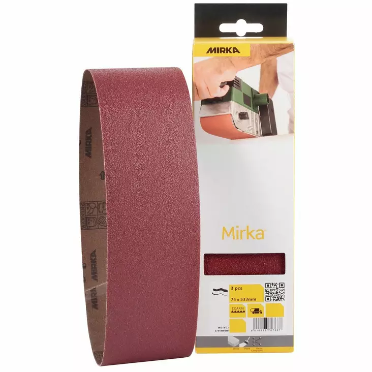 HIOMANAUHA 75X533MM P60 HIOLIT XO 3KPL - Hiomapaperit - MIR067A - 1