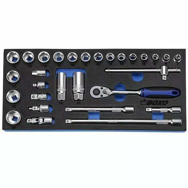 HYLSYSARJA 3/8" MM BOXO - Työkaluvaunut - 284-BX002A - 1