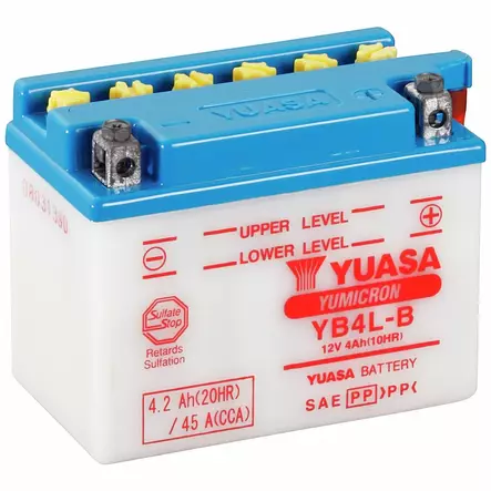 AKKU YUASA MP 4,2AH -+ 121X71X93 - 12V akut - YB4L-B - 1