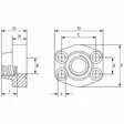 SAE-KIINTOLAIPPA 1 BSP 6000PSI - Hydrauliikkaliittimet - AFS403G - 3