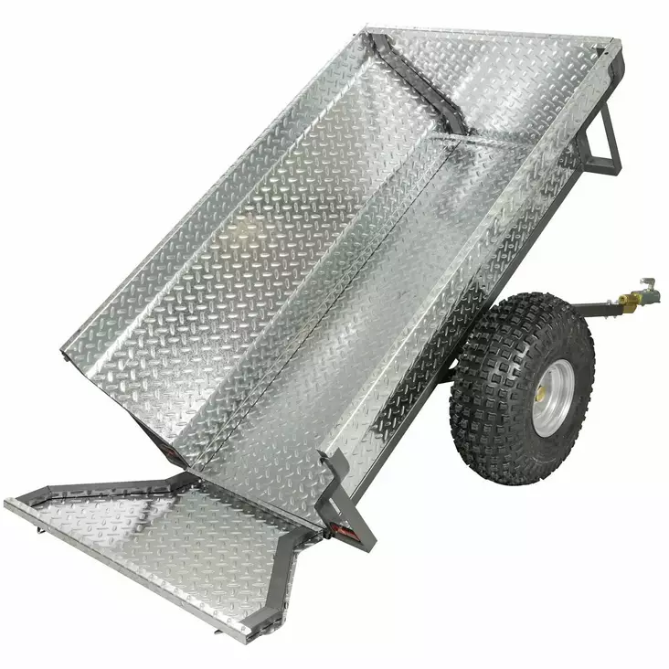 MÖNKIJÄN PERÄKÄRRY KIPILLÄ MAX 500KG SINKITTY - Mönkijän peräkärryt - ATV12G - 1