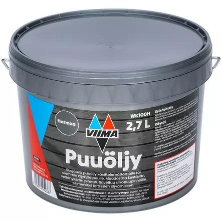 VIIMA PUUÖLJY HARMAA 2,7L - Maalit - WK100H - 1