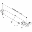 HYDRAULISYLINTERI 63X40X600 - Hydrauliikkasylinterit - HS6340600J - 2