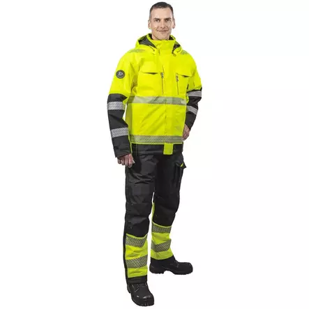 TALVITAKKI ANTON FL.KELT/MUSTA LK2 - Patron Työtakit - PAT524K - 2