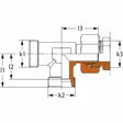 SUUNNATTAVA L-LIITIN 12MM - Hydrauliikkaliittimet - DIN30412L - 2