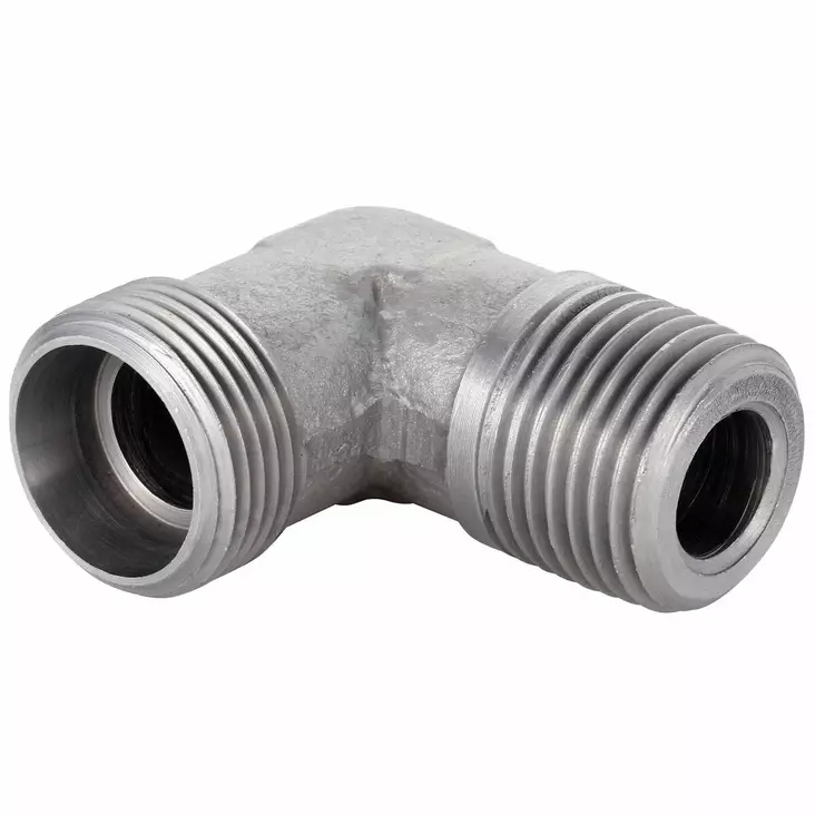 KULMALÄHTÖLIITIN 10MM-1/4 BSPT ULKOKIERRE - Hydrauliikkaliittimet - DIN2171004L - 1