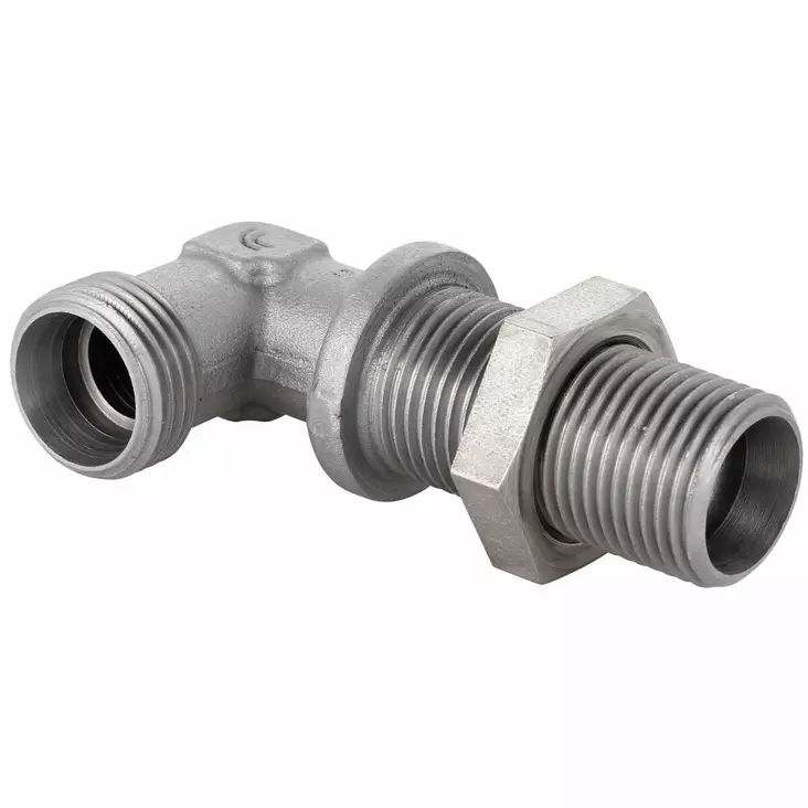 KULMA LÄPIVIENTILIITIN 18MM - Hydrauliikkaliittimet - DIN20118L - 1