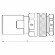 PIKALIITIN PISTOKE 1.1/4" BSP KIERRETTÄVÄ FASTER - Hydrauliikkaliittimet - VVS114GASM - 3