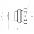 PIKALIITIN PISTOKE 1.1/4" BSP KIERRETTÄVÄ FASTER - Hydrauliikkaliittimet - VVS114GASM - 4