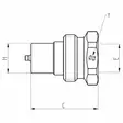 PIKALIITIN PISTOKE 1.1/4" BSP KIERRETTÄVÄ FASTER - Hydrauliikkaliittimet - VVS114GASM - 4