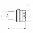 PIKALIITIN PISTOKE 1/2" BSP KIERRETTÄVÄ FASTER - Hydrauliikkaliittimet - VV12GASM - 4