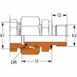 PUTKIPÄÄTE 30MM-1.1/4 BSP ULKOKIERRE ESIASENNETTU - Hydrauliikkaliittimet - DIN1253020DKOS - 3