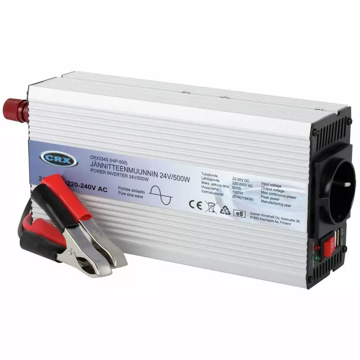SINIAALTOINVERTTERI 24V/230V 500W - Invertterit - CRX334S - 1