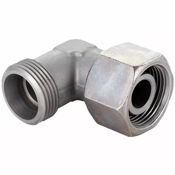 SUUNNATTAVA KULMALIITIN 30MM ESIASENNETTU - Hydrauliikkaliittimet - DIN20330DKOS - 1