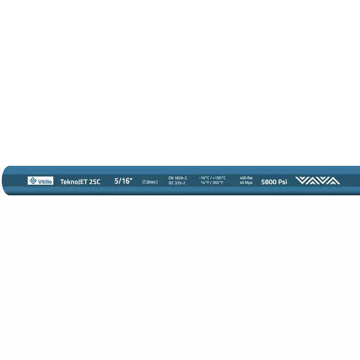 PAINEPESURILETKU 2SC-1/2 400BAR 150C SININEN - Hydrauliikkaletkut - 2SC08TJET - 1