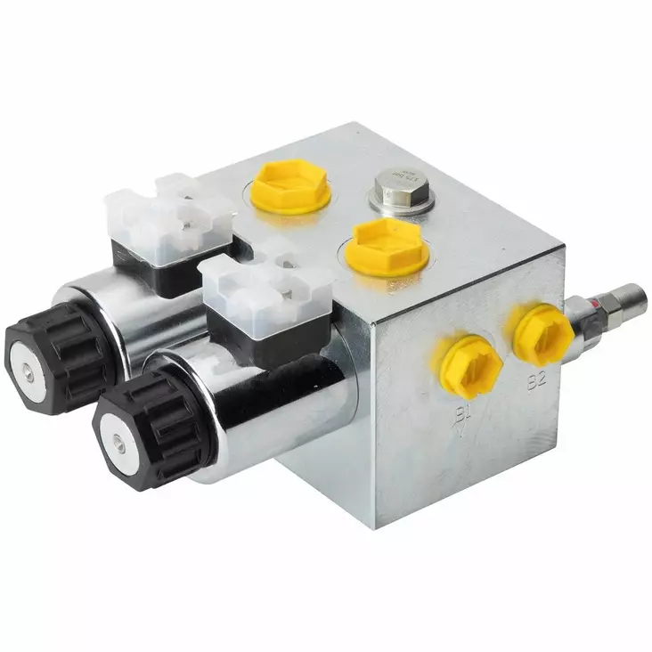 SÄHKÖSUUNTAVENTTIILI 2X3/2 3/8 60LTR 2XVAROT - Hydrauliikkaventtiilit - E32X2PVZOOM12V - 1
