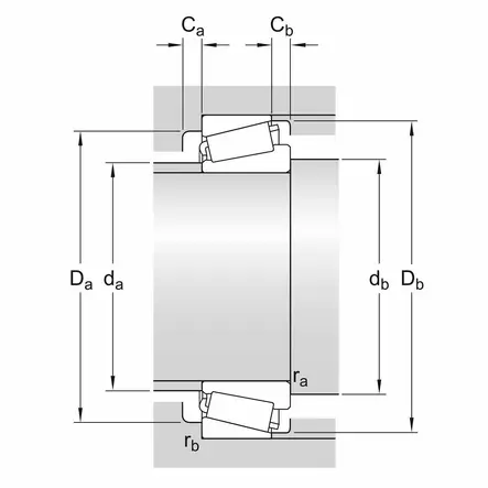 KARTIORULLALAAKERI 65X100X23 SKF - Valmet - Valtra - SKF32013X - 2